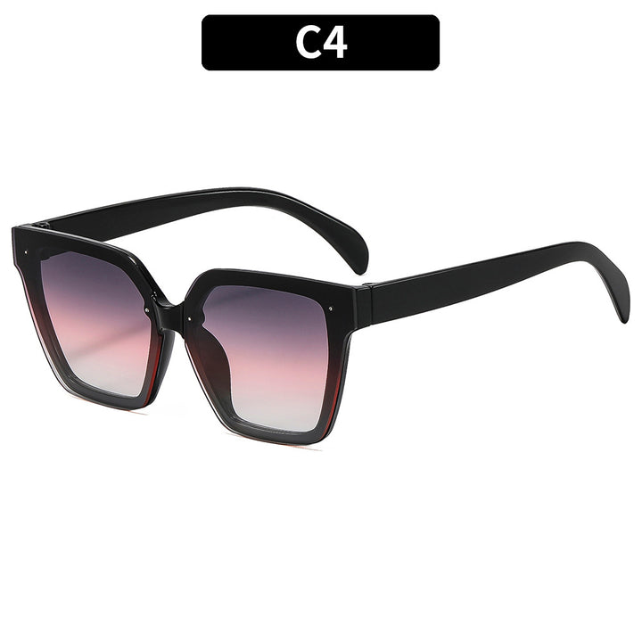 Chic Oversized Squared Frame Sunglasses