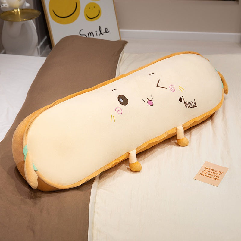 Plush Sandwich Cushion with Sweet Design Bowlift