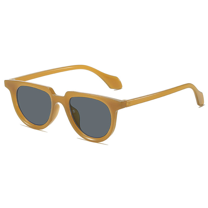 Retro-Inspired Clear Frame Sunglasses Bowlift