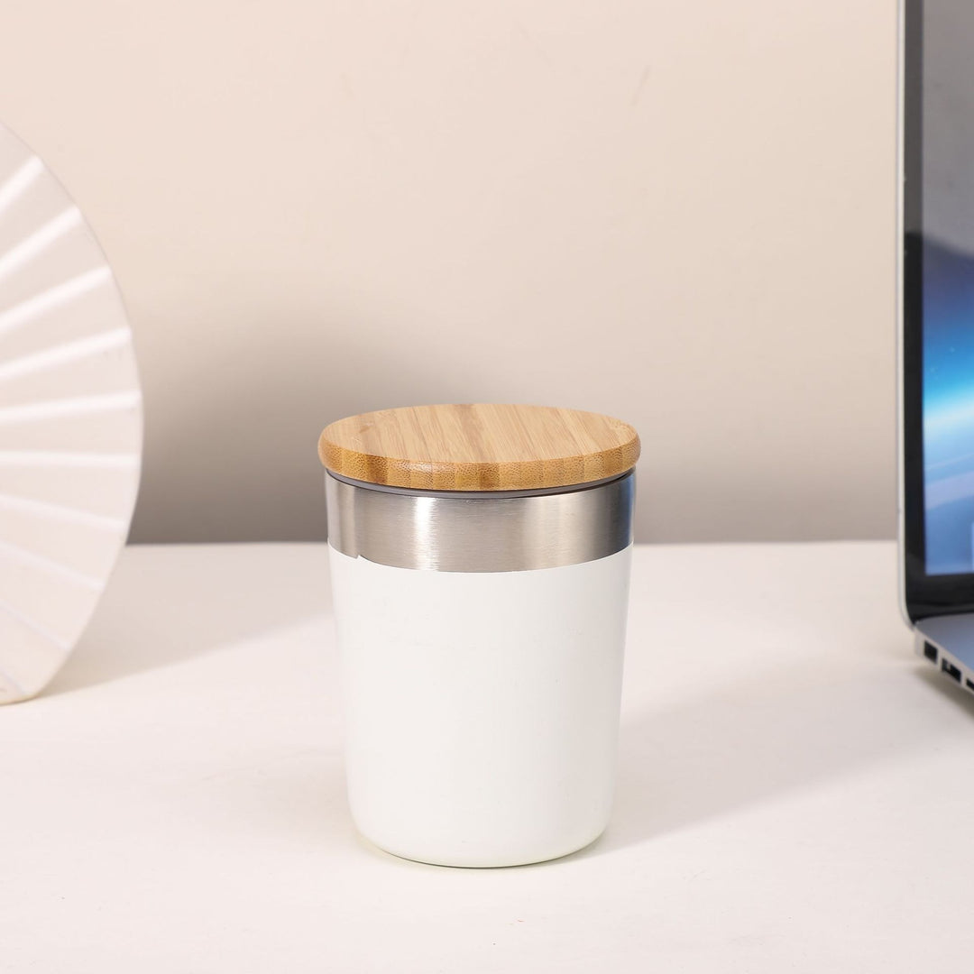Women's Insulated Coffee Mug with Bamboo Lid Bowlift