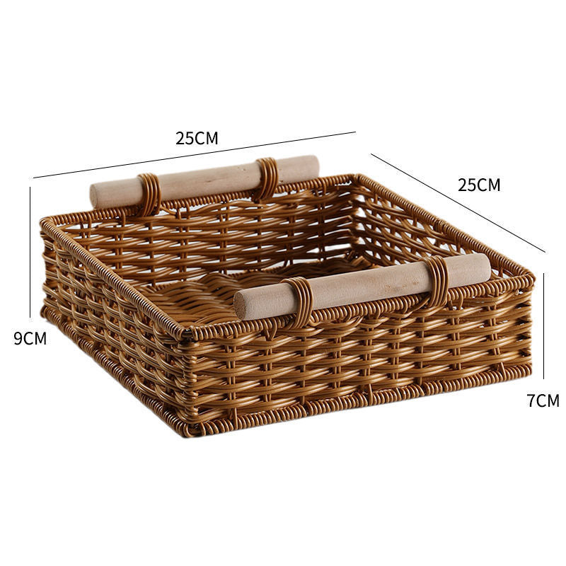 Artisan Woven Storage Basket Bowlift