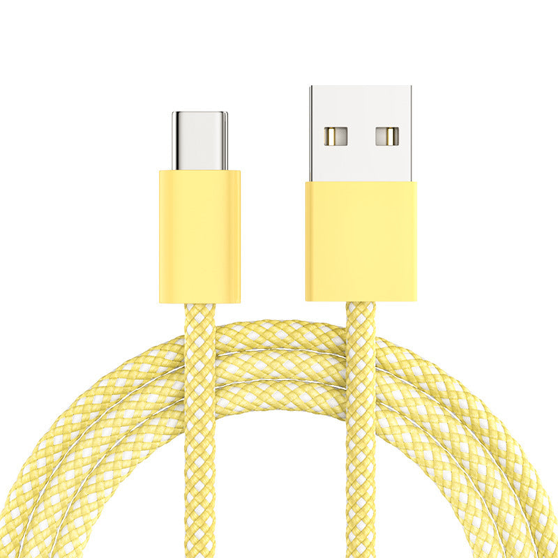 Braided USB-C to USB-A Fast-Charge Durable Nylon Cable Bowlift