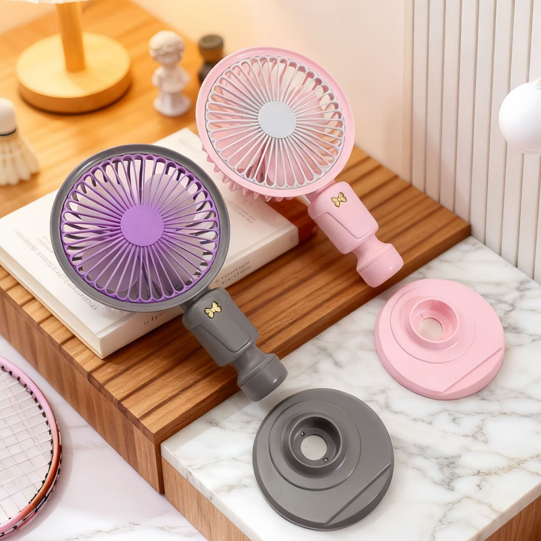 Women portable table fan with versatile tilt adjustment Bowlift
