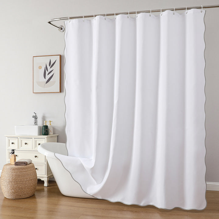 Modern Minimalist Shower Curtain Bowlift