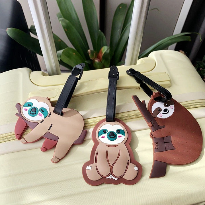 Cute Sloth-Shaped Luggage Tag Bowlift