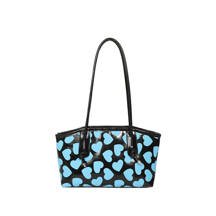 WoCasual Heart-Patterned Tote Bag Bowlift