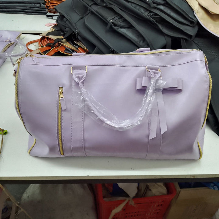 Chic Bow Detailed Travel Duffle Bag Bowlift