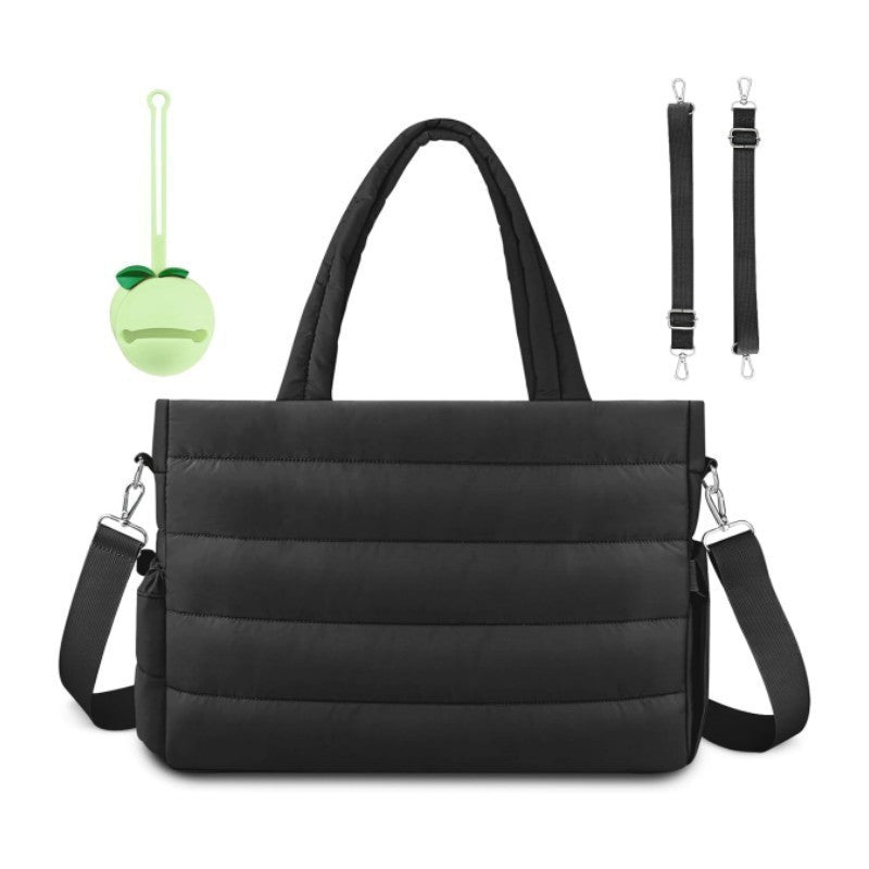 Fashionable Tote Bag with Spacious Compartments and Insulating Interior Bowlift