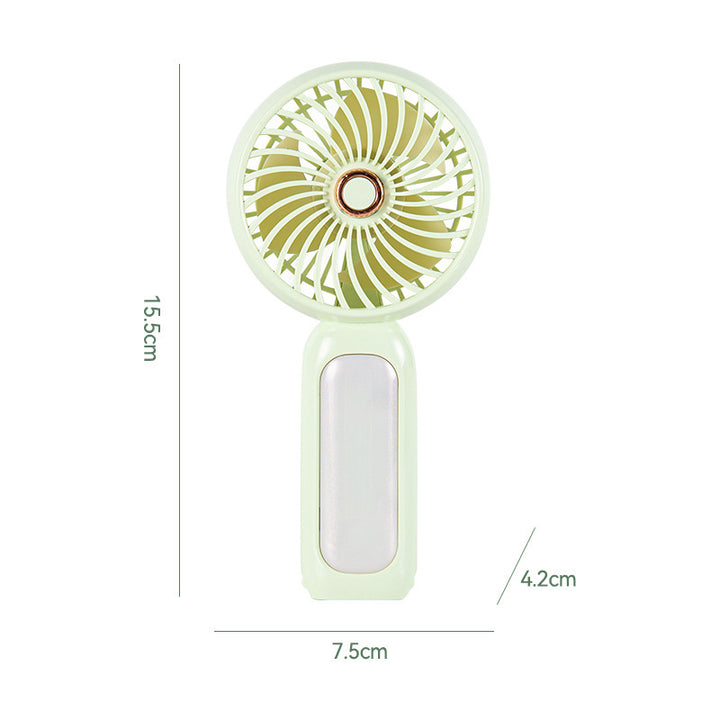 Ladies portable hand fan with ergonomic grip and rechargeable battery Bowlift