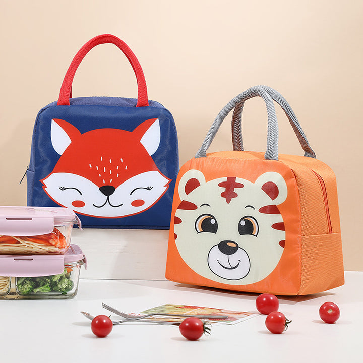 Insulated Lunch Bag with Playful Fox Design Bowlift