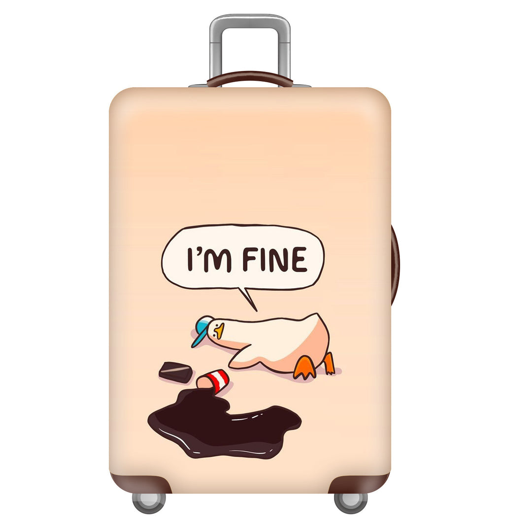 Women’s Hardshell Luggage with Creative Cartoon Design Bowlift