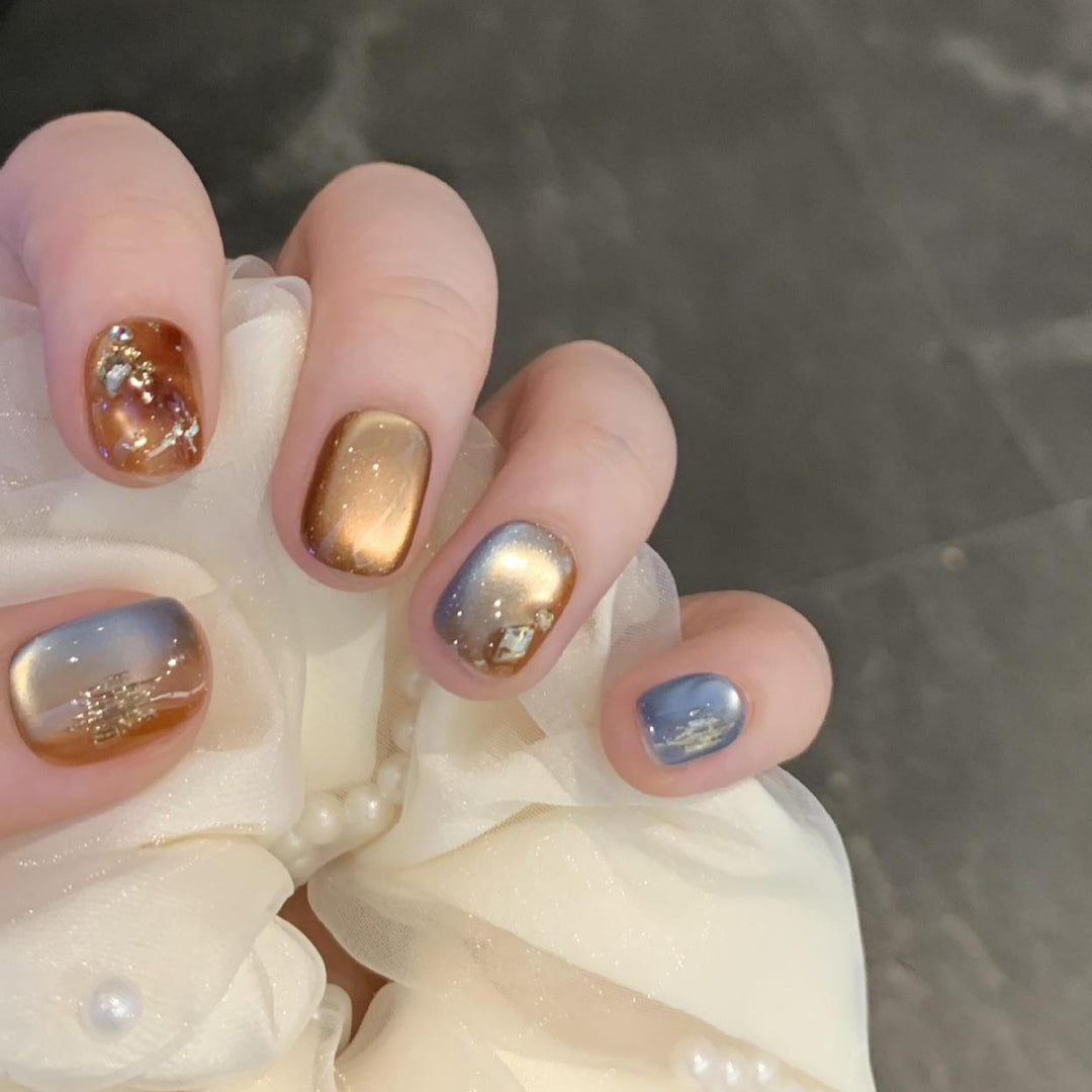Art Nails In Elegant Gradient Color Bowlift