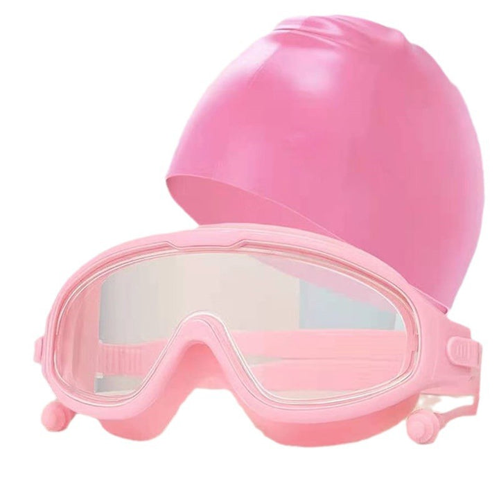Diving goggles with comfortable silicone rim and waterproof earplugs Bowlift