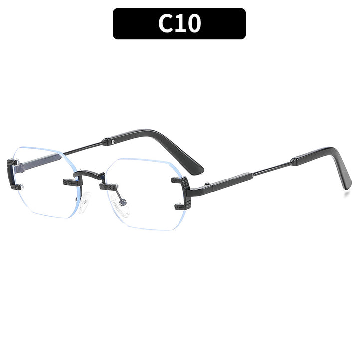Stylish Geometric Frame Glasses