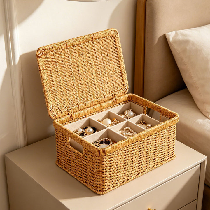 Woven Storage Basket Bowlift
