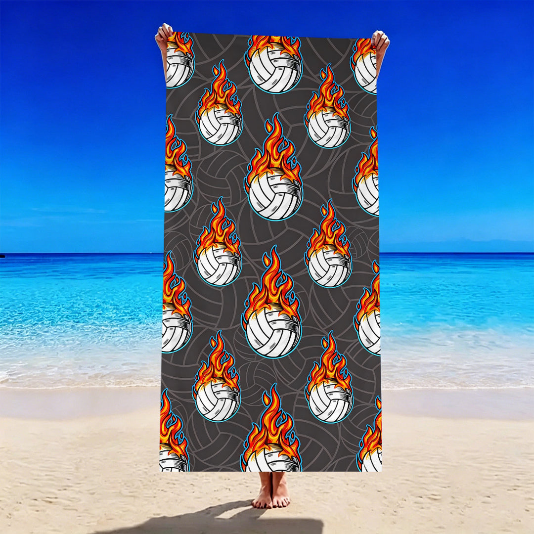 Football-themed beach towel Bowlift