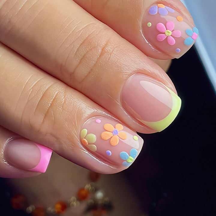 Floral Nail Art Embellishment Kit Bowlift