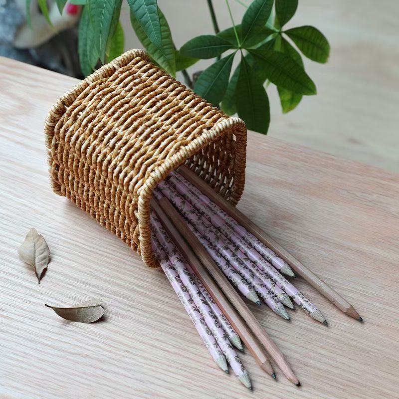 Handwoven Decorative Storage Bin Bowlift