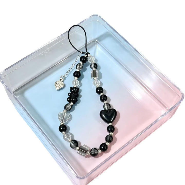 Heart-Themed Beaded Necklace Bowlift