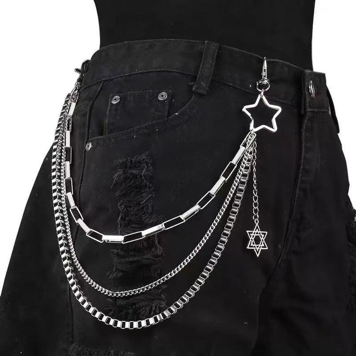 Fashionable chain accessory with star pendant Bowlift
