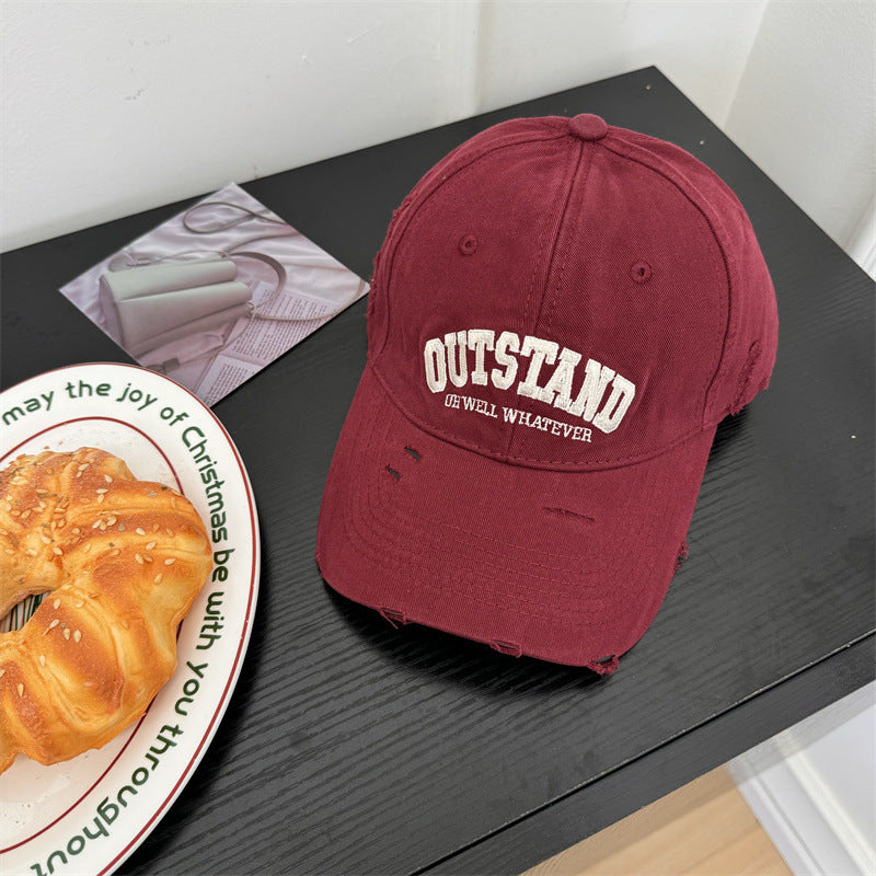 Men's Distressed Graphic Baseball Cap Bowlift 1783922124