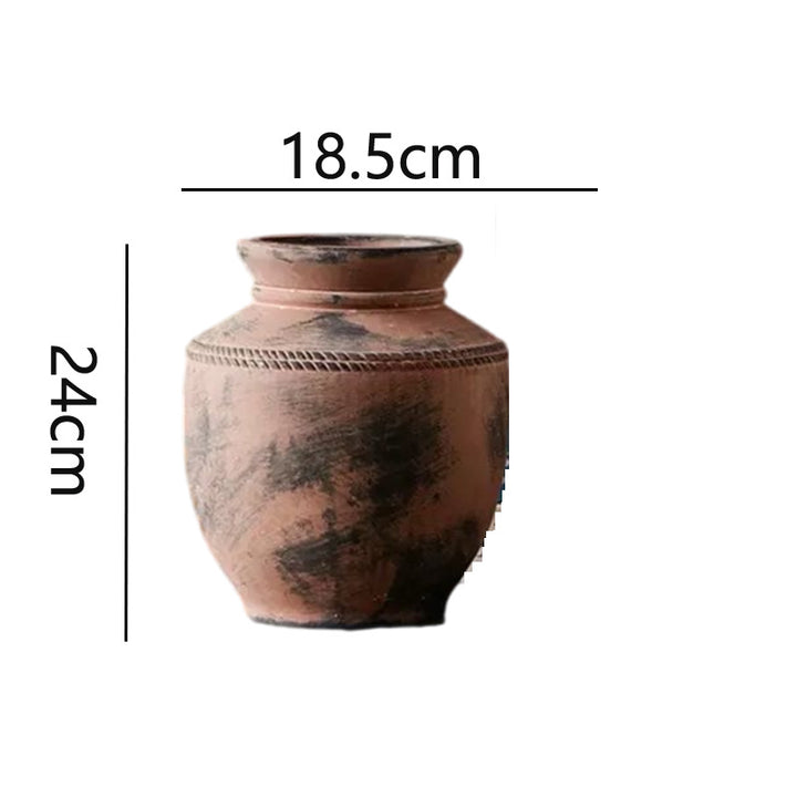 Handmade Clay Vase Bowlift