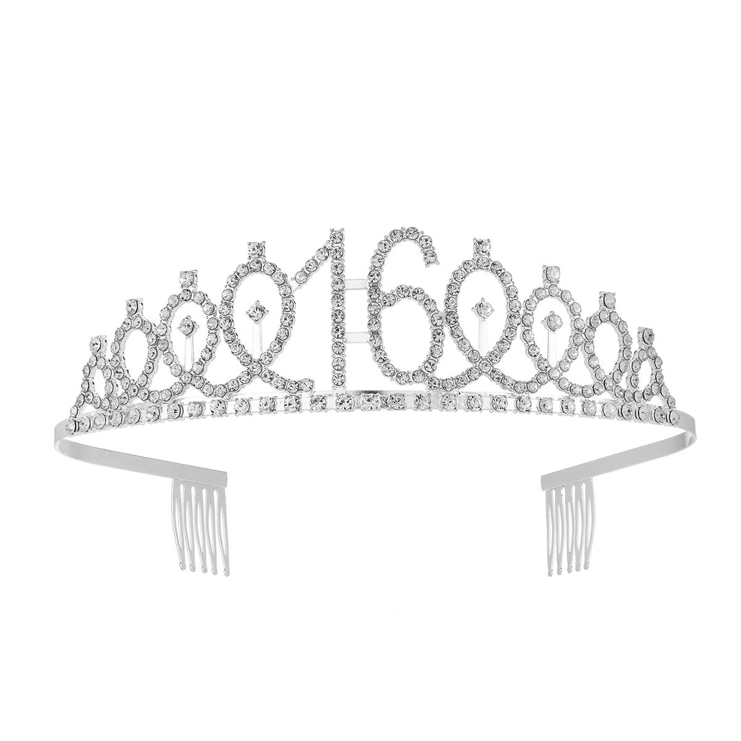 Ladies Glittering Crown with Swarovski Stones Bowlift
