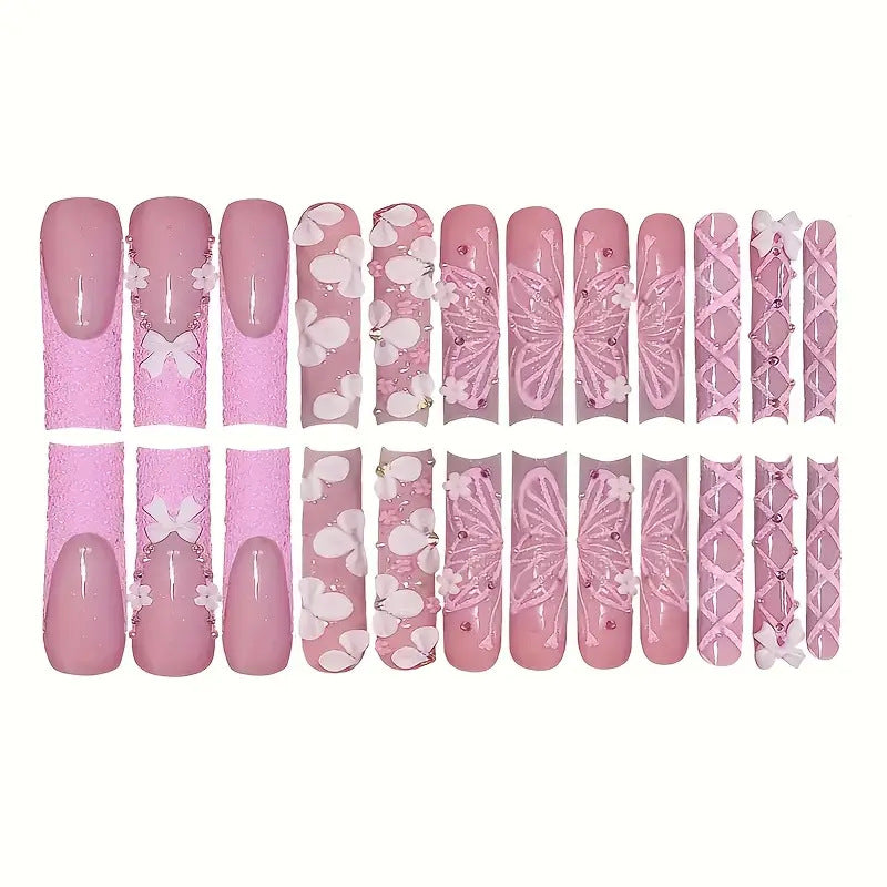 Decorative Artful Nail Extensions Bowlift