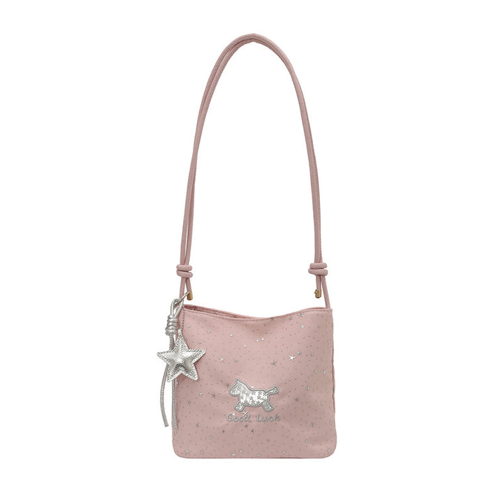 WoCasual Star-Print Crossbody Bag Bowlift