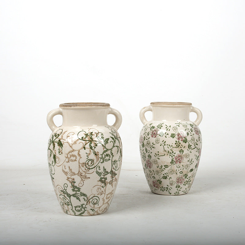 Floral ceramic vase Bowlift