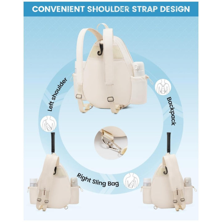 Ergonomic Tennis Racket Backpack Bowlift