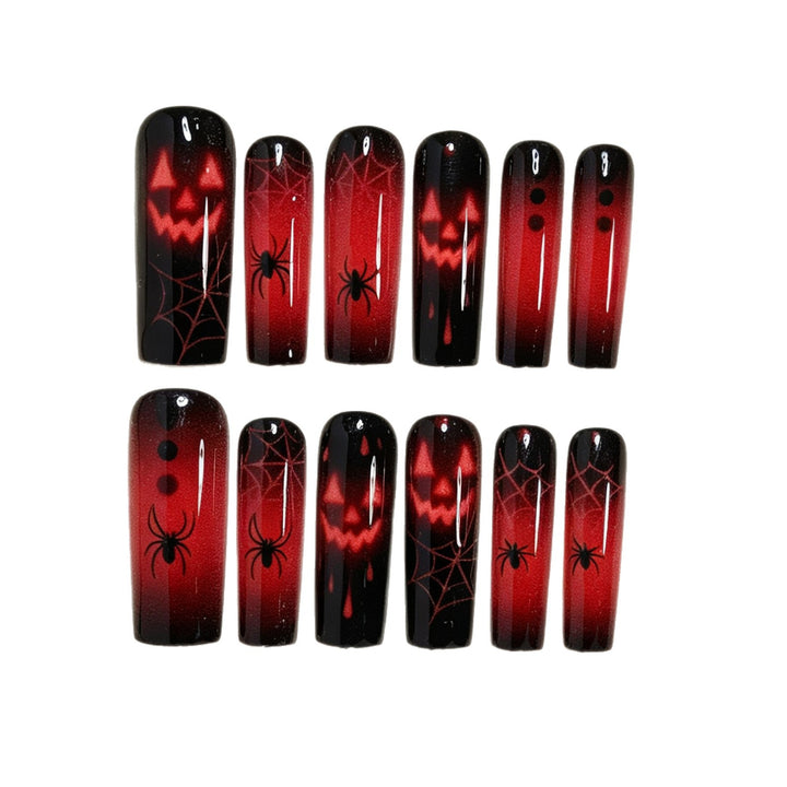 Spooky Themed Press-On Nail Art Bowlift