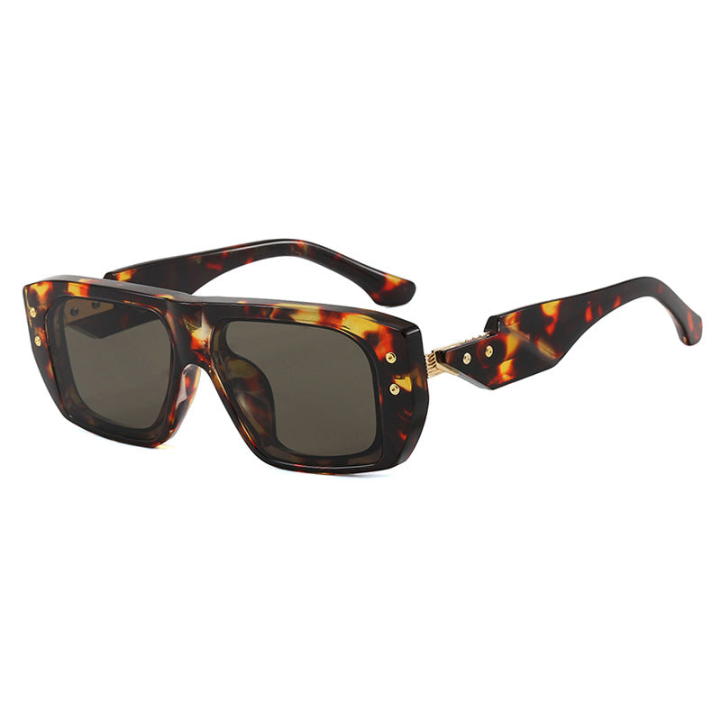 Women's fashionable square glasses with multicolored transparent frame Bowlift