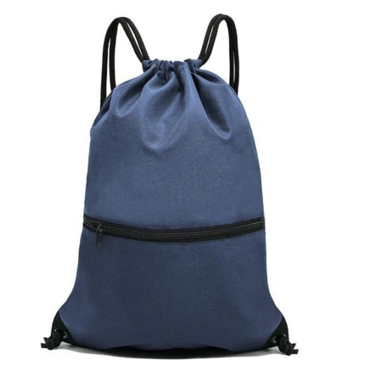 Sporty drawstring bag with zippered pockets Bowlift