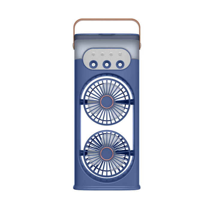 Unisex Dual-Bluetooth Portable Cooling Fan Bowlift
