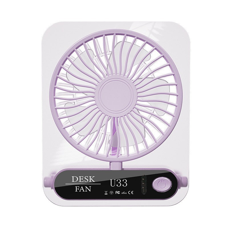Unisex Compact Oscillating Desk Fan Bowlift