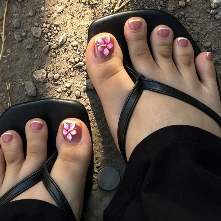 Decorative Toe Nail Art Bowlift