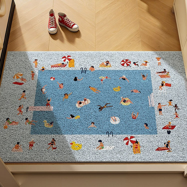 Decorative Entryway Rug Bowlift