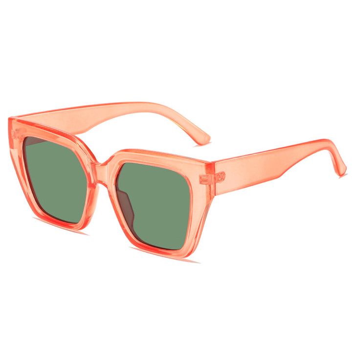 Women's Fashion Oversized Sunglasses with Animal Print Bowlift