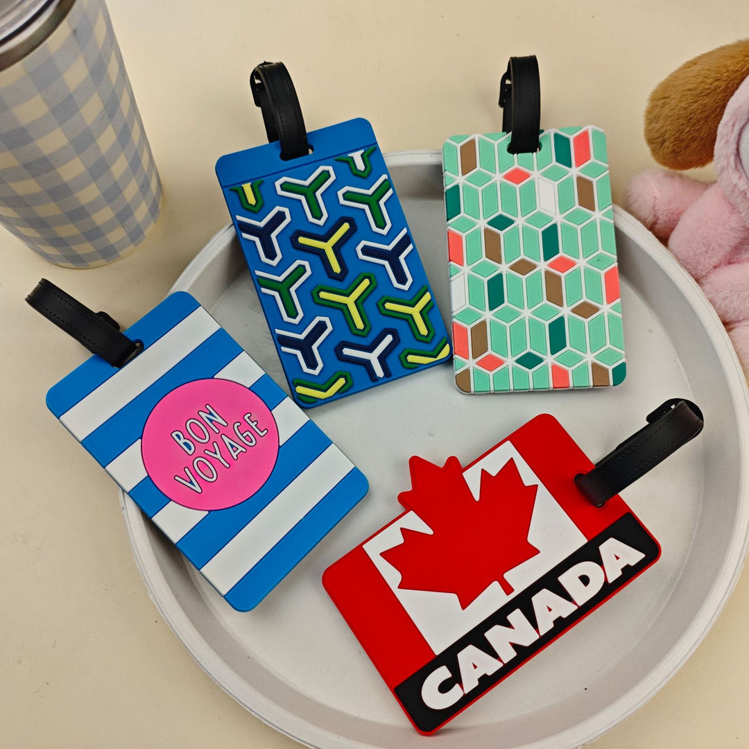 Unisex Luggage Tag with Creative Pattern Bowlift