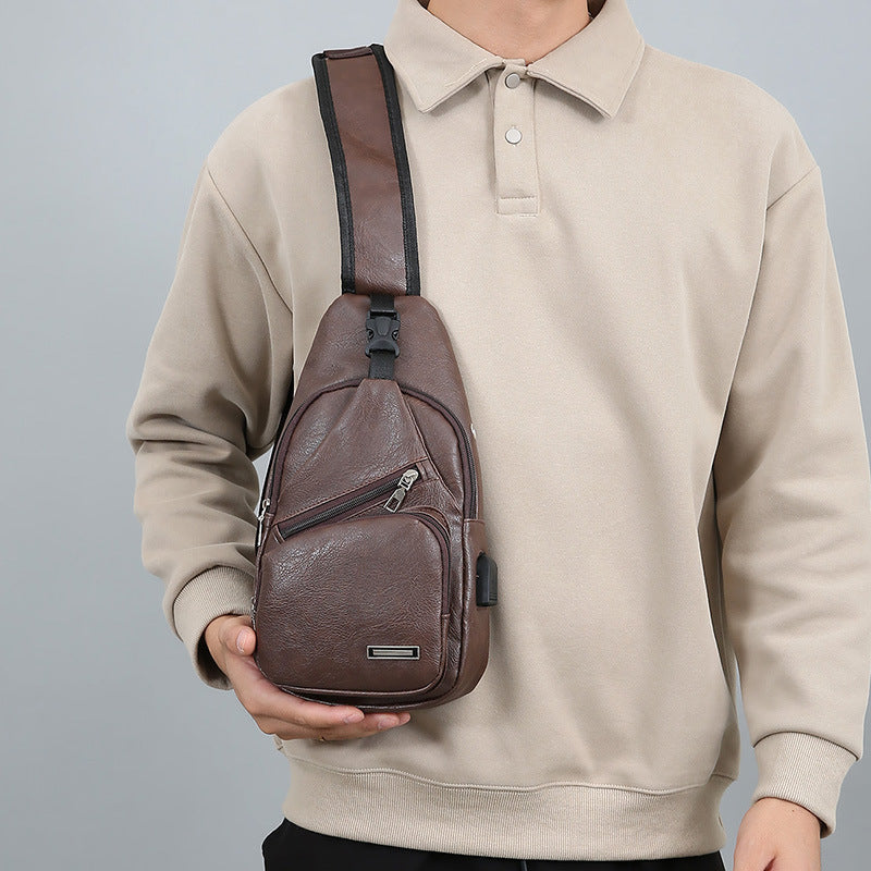 Multi-Compartment Stylish Sling Bag Bowlift