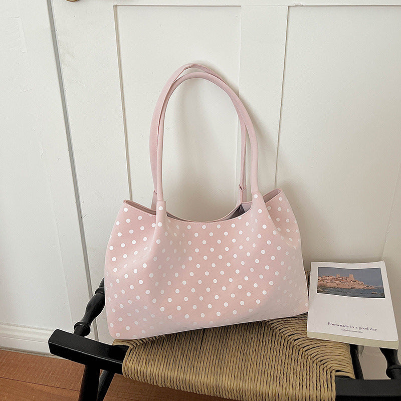 WoChic Polka Dot Shoulder Bag Bowlift