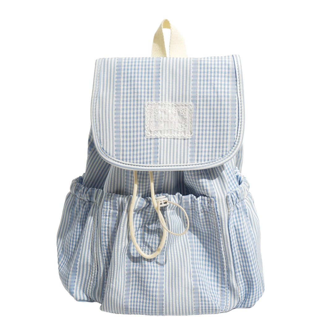 Retro Patterned Casual Backpack