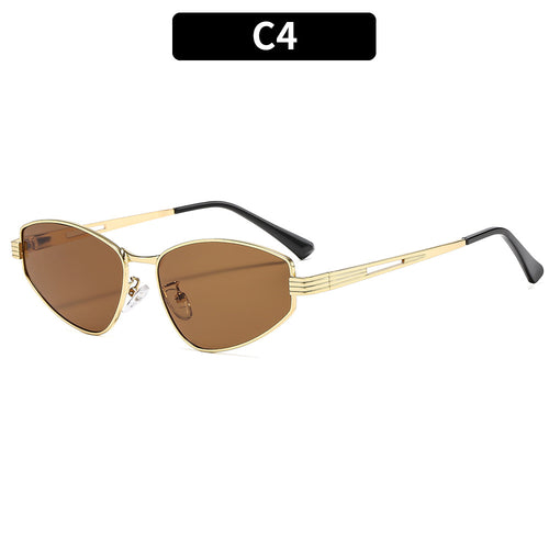 Chic Geometric Cat-Eye Sunglasses