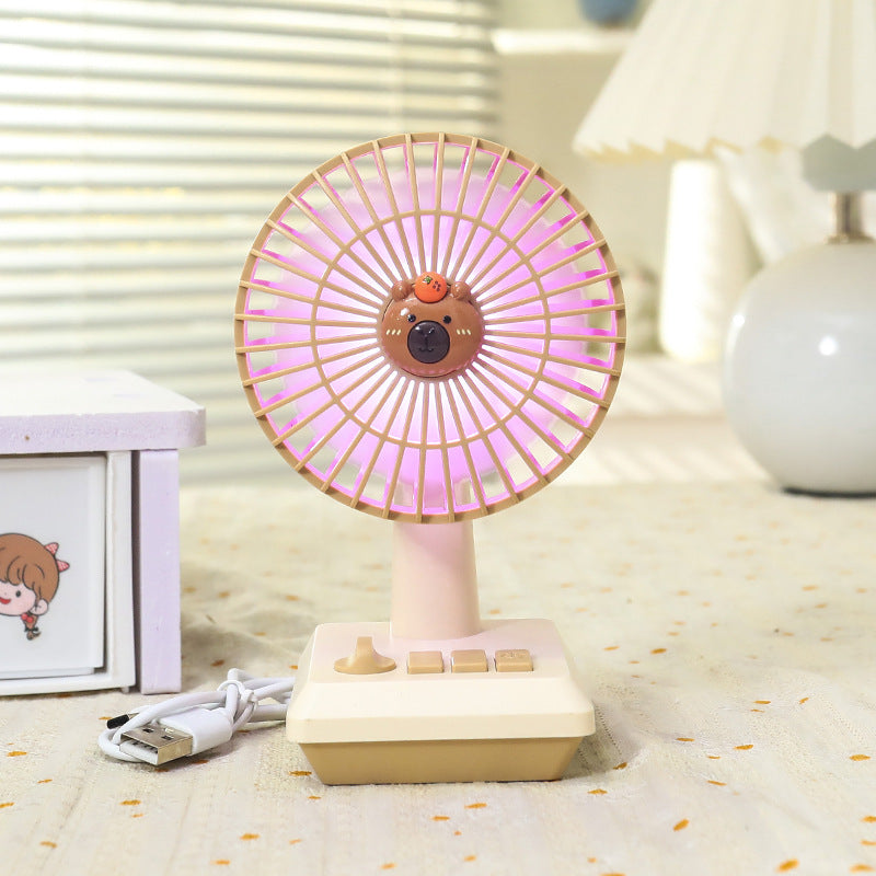 Women portable Mini Fan Bowlift