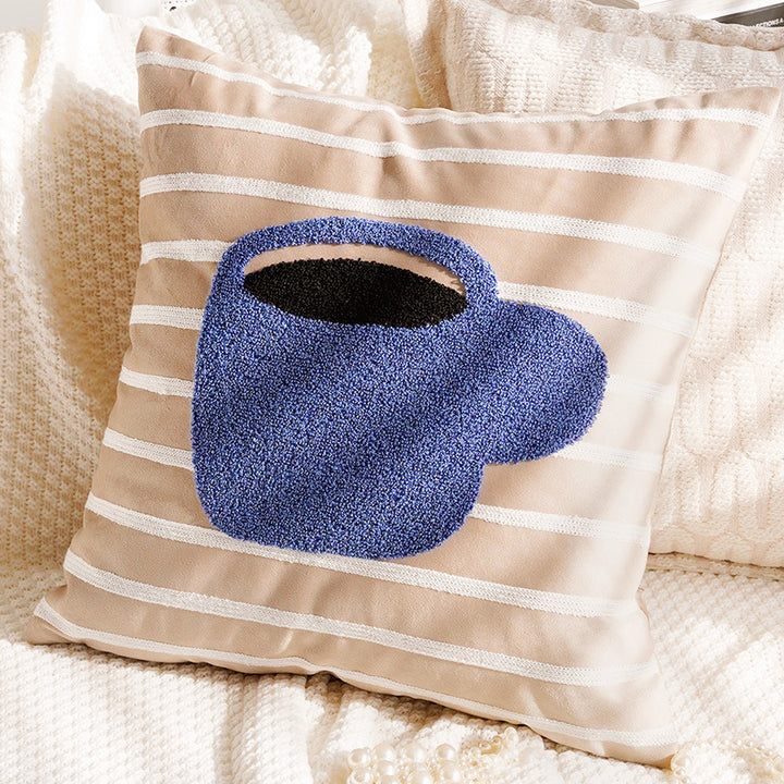 Ladies Structured Pillowcase with Elegant Striped Design Bowlift