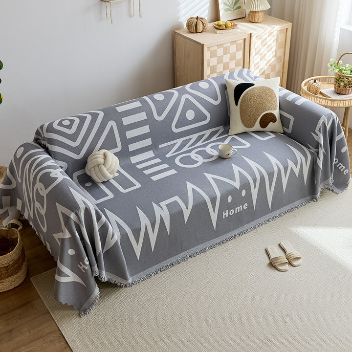 Abstract Pattern Decorative Throw Blanket