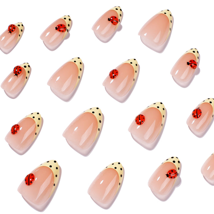 Creative Nail Art with Ladybug Motifs Bowlift