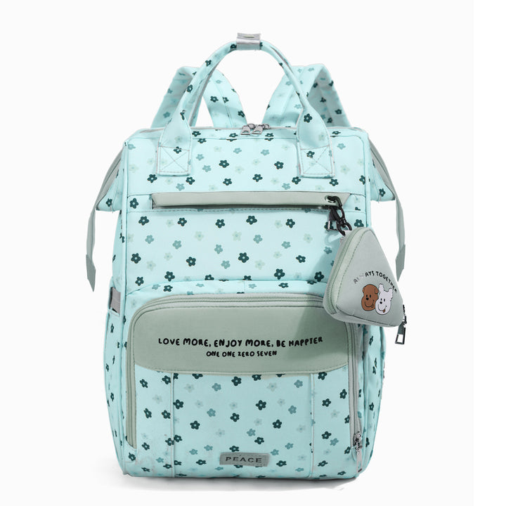 Stylish Floral Pattern School Backpack Bowlift
