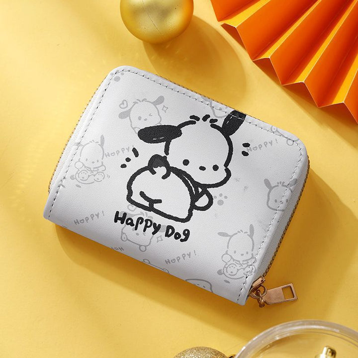 Cute Cartoon-Themed Zippered Coin Purse Bowlift